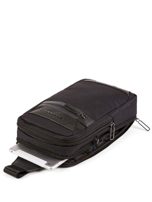 TRAKAI Rucsac cu un singur umăr negru - Rucsacuri pentru laptop