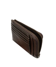 TIMBERLAND CLASSIC Portcard din piele cu portofel pentru monede maro &icirc;nchis - Portofele bărbați - 3