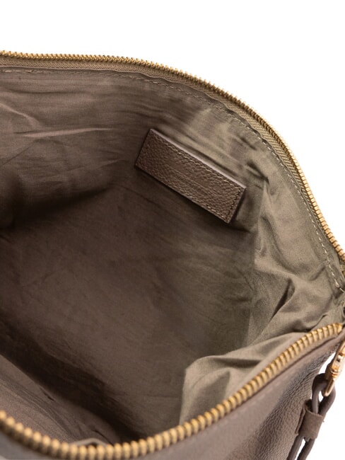 LARGE Geantă mare de mână din piele cu mâner natural - Genți femei