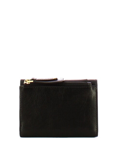 CECILIA Portofel din piele Negru de aur - Portofele femei