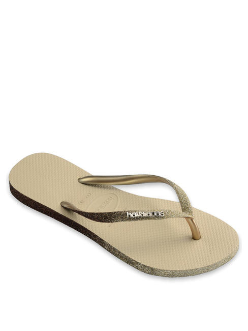 SLIM SPARKLE Papuci flip-flop SAND / GRI - Pantofi femei