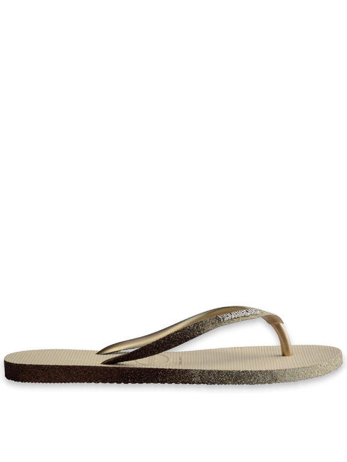 SLIM SPARKLE Papuci flip-flop SAND / GRI - Pantofi femei