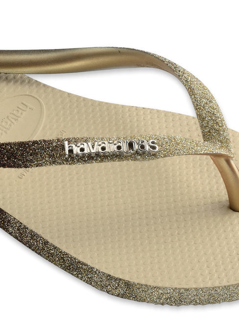 SLIM SPARKLE Papuci flip-flop SAND / GRI - Pantofi femei