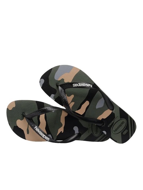 Haltere TOP CAMU măsline verde/negru - Pantofi unisex