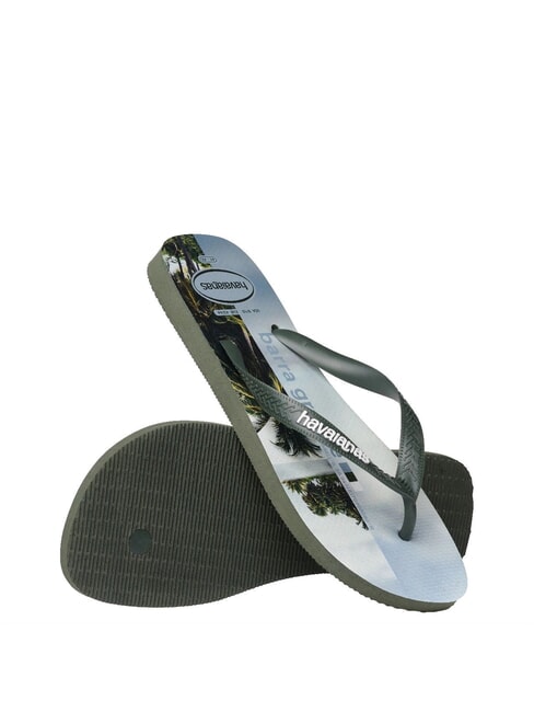 TOP SURFER Papuci flip-flop olivegreen - Pantofi bărbați