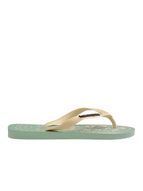 TOP TROPICALIA Papuci flip-flop coastă verde - Pantofi femei
