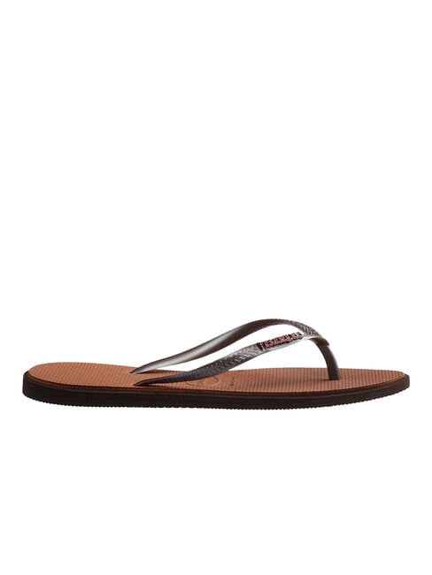 SLIM POINT Papuci flip-flop Darkbro - Pantofi femei