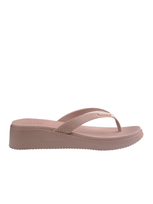 HIGH PLATFORM Papuci flip-flop ballet a crescut - Pantofi femei