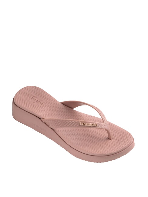 HIGH PLATFORM Papuci flip-flop ballet a crescut - Pantofi femei