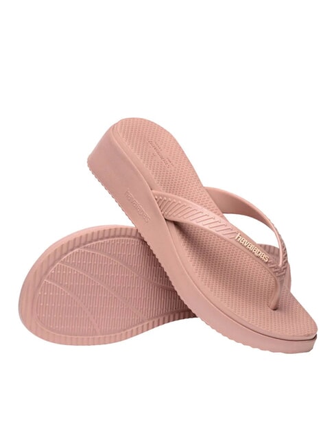 HIGH PLATFORM Papuci flip-flop ballet a crescut - Pantofi femei