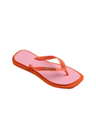 HAVAIANAS TOP SQUARE FUSION Papuci flip-flop portocaliu apus de soare - Pantofi femei - 3