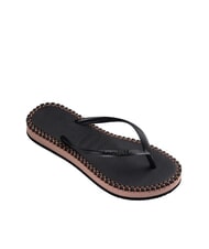 HAVAIANAS SLIM FLATFORM Papuci flip-flop BLACK - Pantofi femei - 3