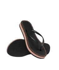 HAVAIANAS SLIM FLATFORM Papuci flip-flop BLACK - Pantofi femei - 5