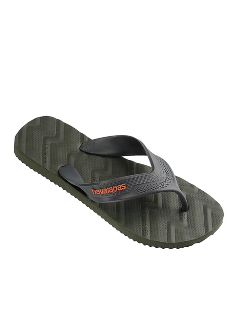 TRACK WAVES Papuci flip-flop olivegreen - Pantofi bărbați