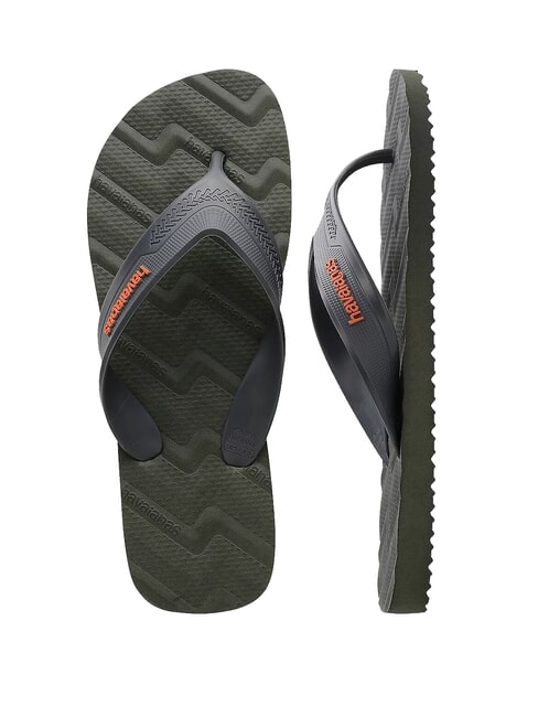 TRACK WAVES Papuci flip-flop olivegreen - Pantofi bărbați