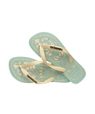 HAVAIANAS TOP TROPICALIA Papuci flip-flop coastă verde - Pantofi femei - 4