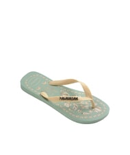 HAVAIANAS TOP TROPICALIA Papuci flip-flop coastă verde - Pantofi femei - 3