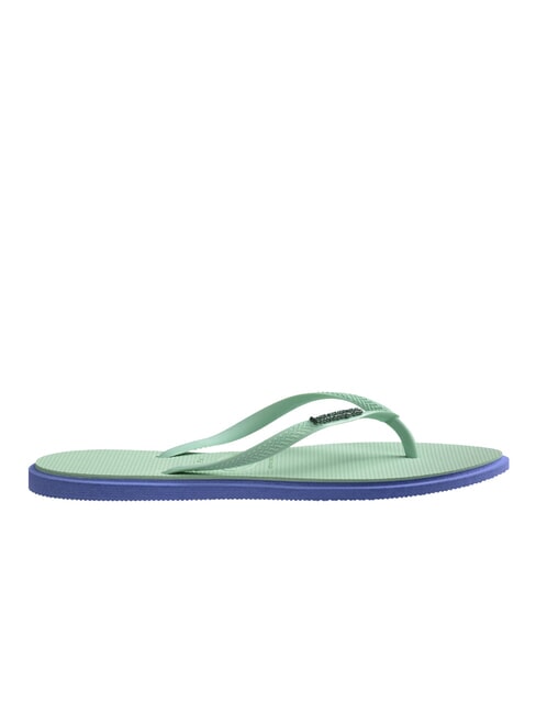 SLIM POINT Papuci flip-flop albastru provence - Pantofi femei