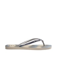 HAVAIANAS STYLESLIM SQUARE GLITTER Sandale pătrate bej/argintiu metalic - Pantofi femei - 2