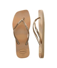 HAVAIANAS STYLESLIM SQUARE GLITTER Sandale pătrate de aur - Pantofi femei - 6