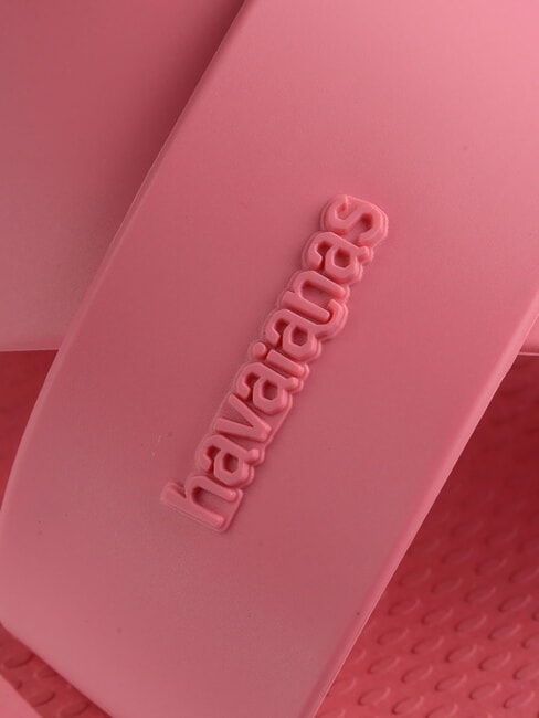 AQUA Papuci cu bandă &icirc;ncrucișată porțelan roz - Pantofi femei