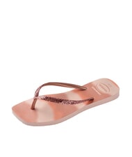 HAVAIANAS STYLESLIM SQUARE GLITTER Sandale pătrate ballet a crescut - Pantofi femei - 4