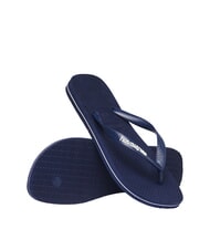 HAVAIANAS TOP RUBBER LOGO FILETE Papuci flip-flop navyblu - Pantofi bărbați - 3