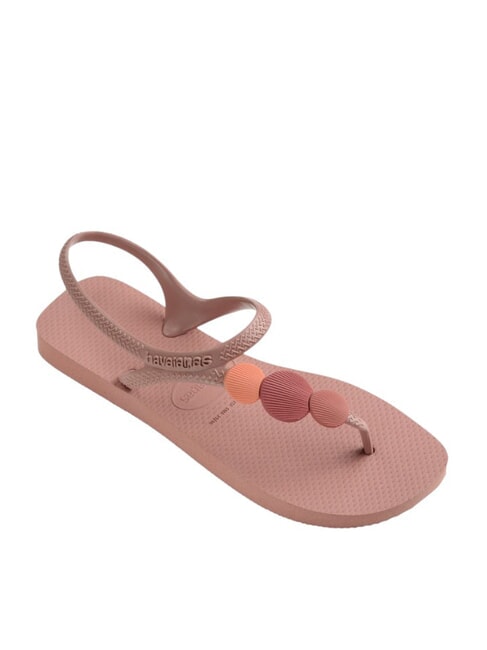 FLASH URBAN PLUS Sandale flip flop trandafiri crocus/trandafiri retro/roz - Pantofi femei