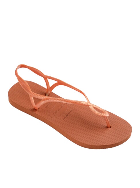 Flip-flops LUNA cerrado portocaliu - Pantofi femei
