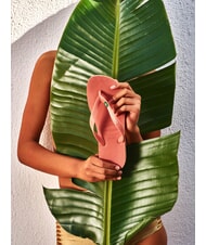 HAVAIANAS BRASIL LOGO &Icirc;ncălțăminte bărbătească lut roz - Pantofi unisex - 4