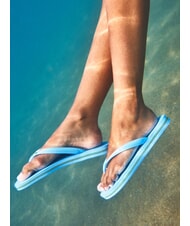 HAVAIANAS BRASIL LOGO &Icirc;ncălțăminte bărbătească lavandă albastră/alb - Pantofi unisex - 4