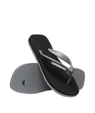 HAVAIANAS DUAL Papuci flip-flop negru/gri oțel - Pantofi bărbați - 6