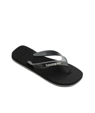 HAVAIANAS DUAL Papuci flip-flop negru/gri oțel - Pantofi bărbați - 3