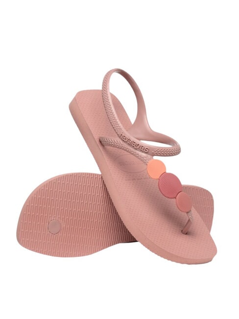 FLASH URBAN PLUS Sandale flip flop trandafiri crocus/trandafiri retro/roz - Pantofi femei