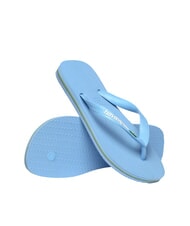 HAVAIANAS BRASIL LOGO Încălțăminte bărbătească lavandă albastră/alb - Pantofi unisex - 3