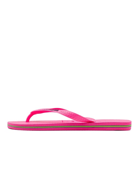  BRASIL LOGO Flip flops flux roz/flux roz - Pantofi unisex