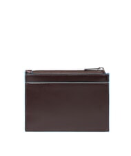 PIQUADRO BLUE SQUARE Husă de chei din piele MAHOGANY - Portchei - 2