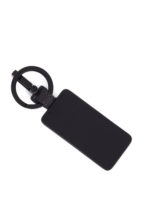 TIGER Breloc cu breloc din piele negru - Portchei