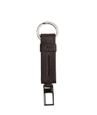 PIQUADRO BLACK SQUARE Breloc din piele cu carabinier MORO - Portchei - 2