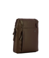 PIQUADRO MACBETH Geanta din piele extensibila MORO - Genți de umăr bărbați - 2