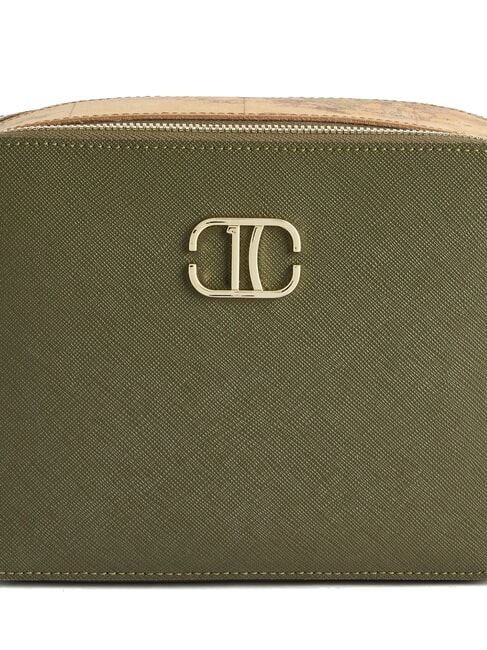 SKYE Geantă cu fermoar dublu pentru cameră verde mușchi - Genți femei