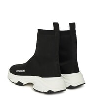 LOVE MOSCHINO STARDUST 60 Adidași din material textil negru - Pantofi femei - 3