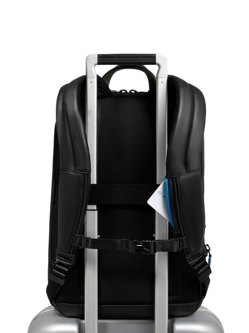 URBAN Rucsac pentru laptop de 15,6" din piele negru grigiongr - Rucsacuri pentru laptop