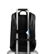 PIQUADRO URBAN Rucsac pentru laptop de 15,6" din piele negru grigiongr - Rucsacuri pentru laptop - 4