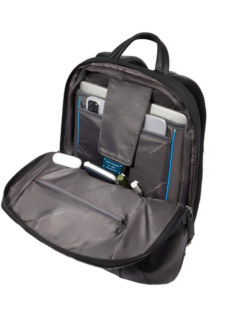 URBAN Rucsac pentru laptop de 15,6" din piele negru - Rucsacuri pentru laptop