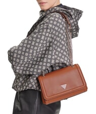 GUESS NOELLE 2 Geantă de umăr coniac ușor - Genți femei - 5