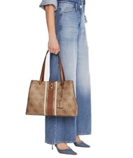 GUESS ERENIA Geantă de umăr LOGO LAPTE - Genți femei - 5