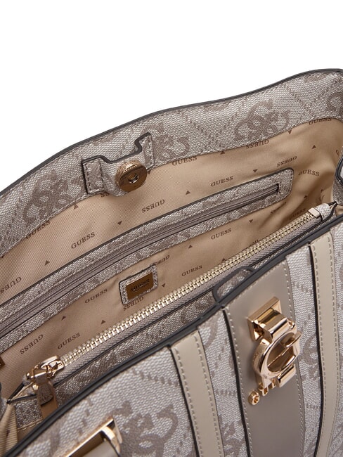 ERENIA Geantă de umăr logo taupe închis - Genți femei