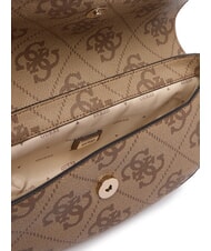 GUESS ERENIA Geantă de umăr convertibilă LOGO LAPTE - Genți femei - 4