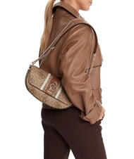 GUESS ERENIA Geantă de umăr convertibilă LOGO LAPTE - Genți femei - 5